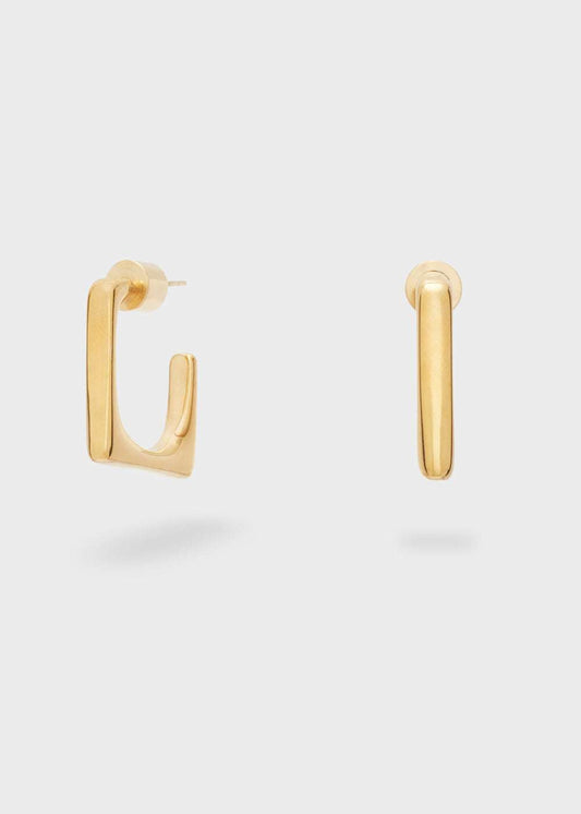 ORECCHINI QUADRATI THIN ACC.INO. ORO NALÌ