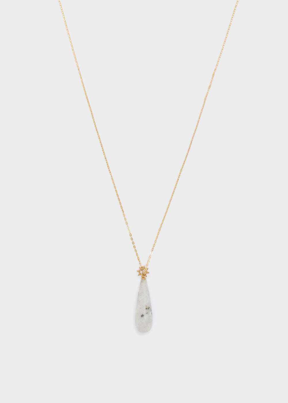 COLLANA JUNE ACC.INO.ORO PIETRA GRIGIA NALÌ