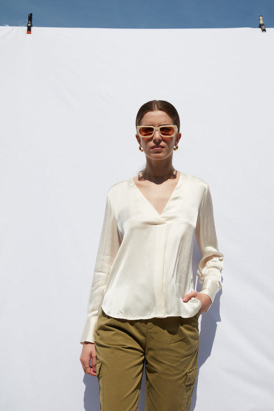 CASACCA RASO PANNA KAOS JEANS