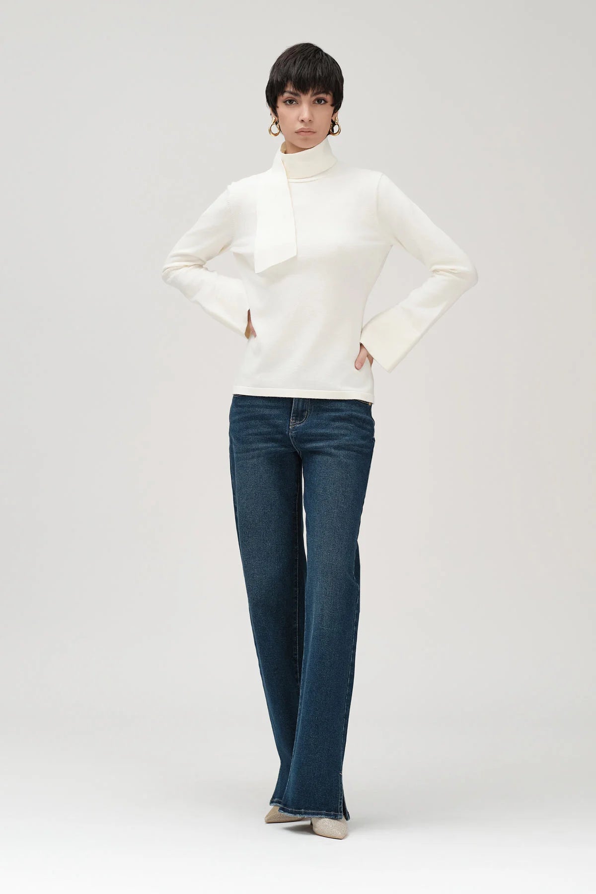 JEANS MARTA WHITE WISE