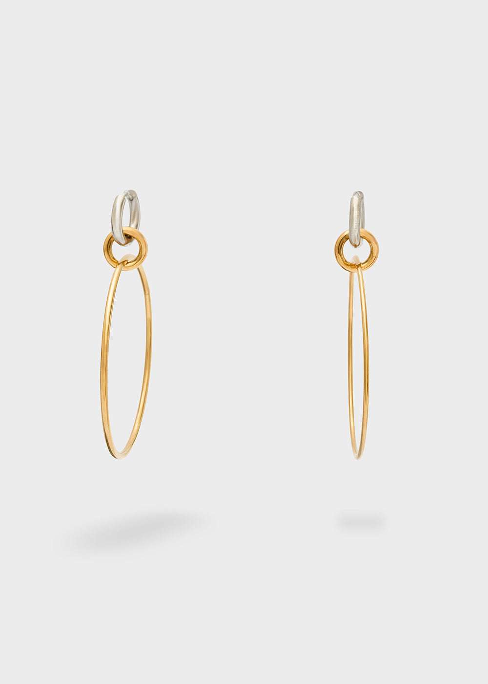 ORECCHINI CERCHIO OVER ACC.INO.PLAC.ORO 18 NALÍ