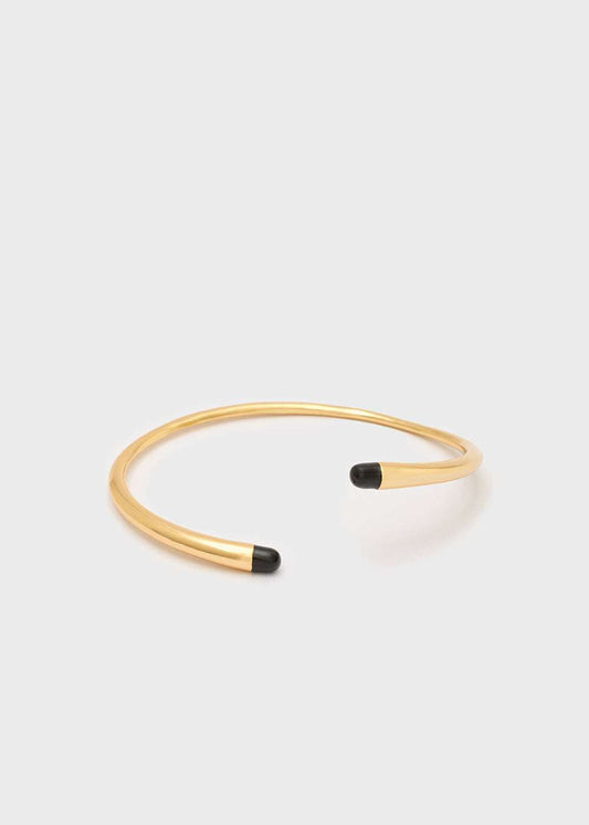 BRACCIALE IRREGOLARE ORO\NERO NALÍ