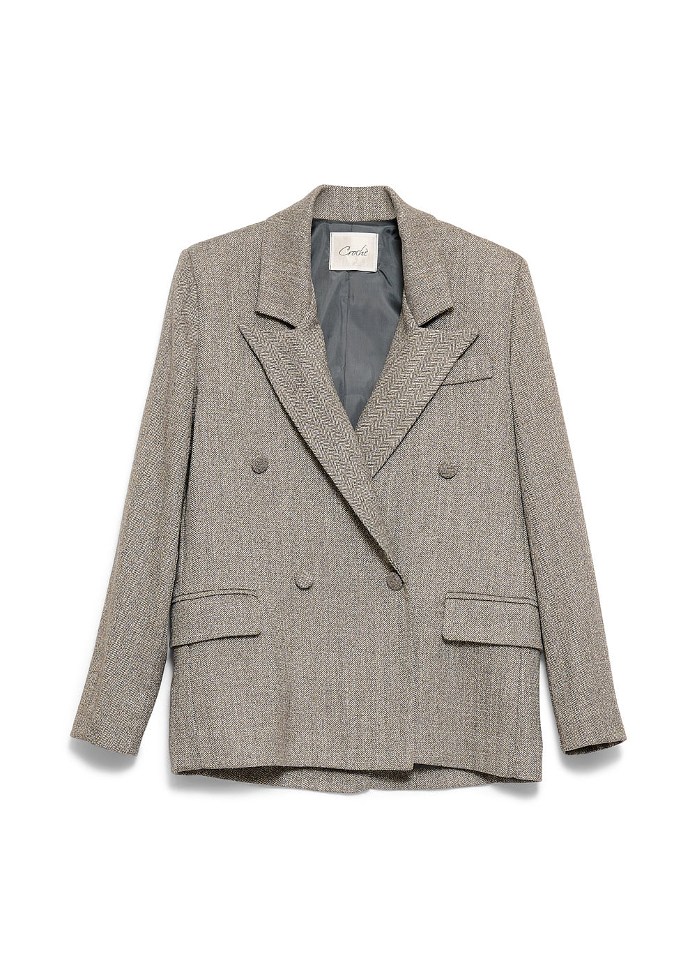 BLAZER DOPPIO PETTO SPIGATO CROCHÈ