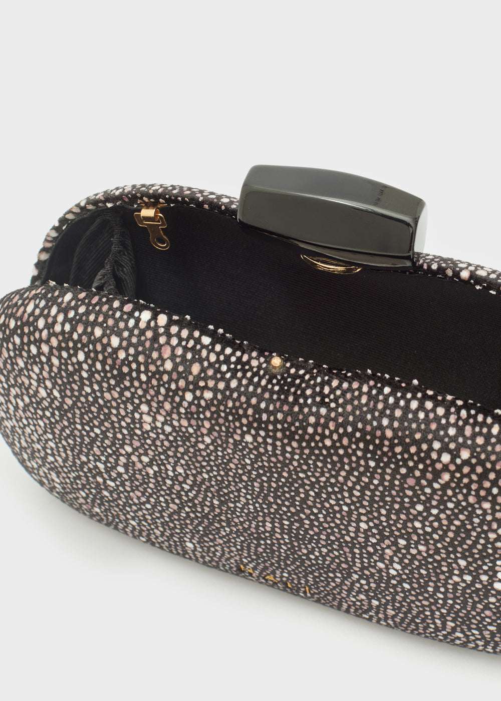 CLUTCH ELSA IN TESSUTO NERO NALÌ