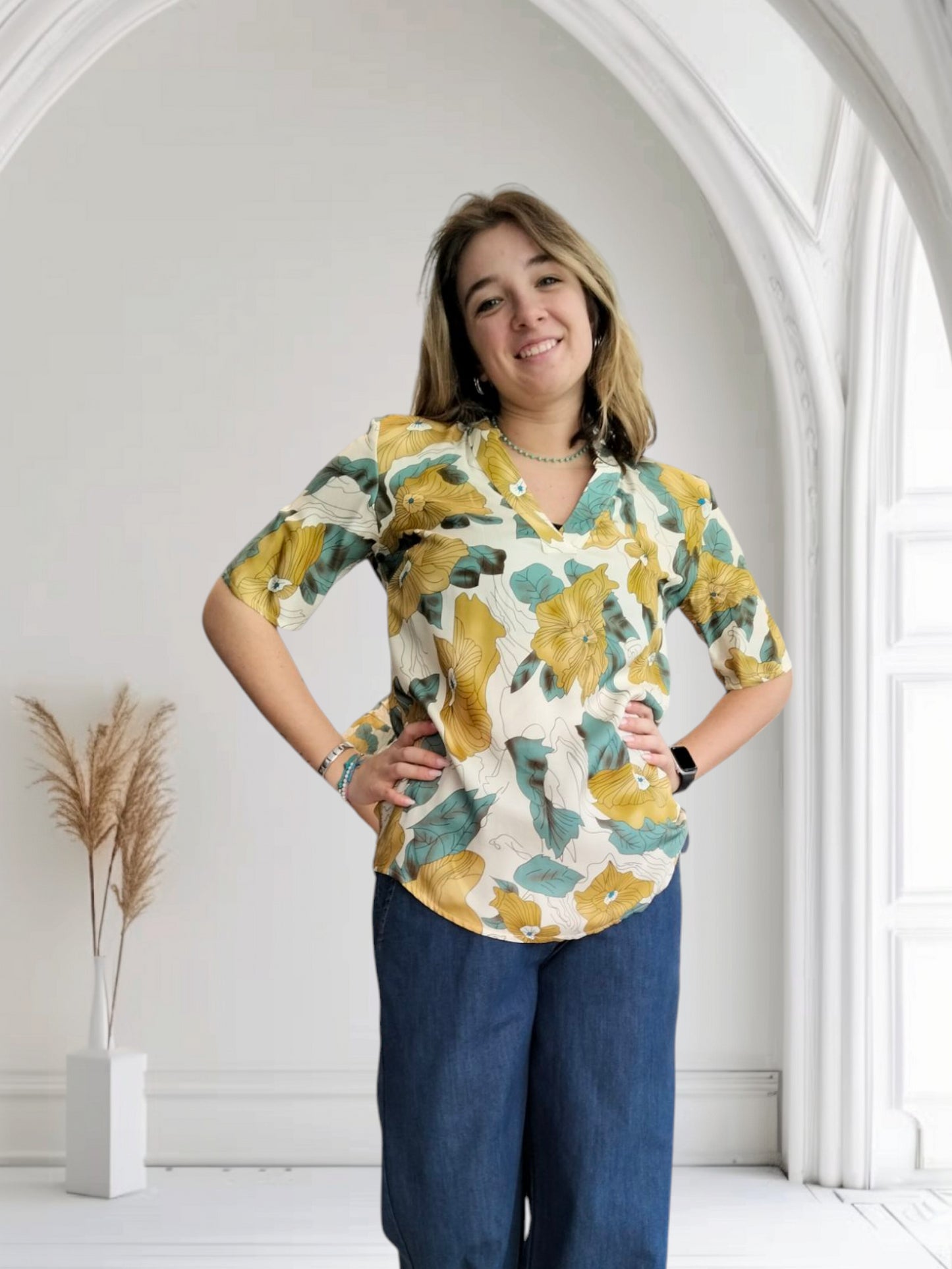 BLUSA FANTASIA FLOREALE WÙSIDE