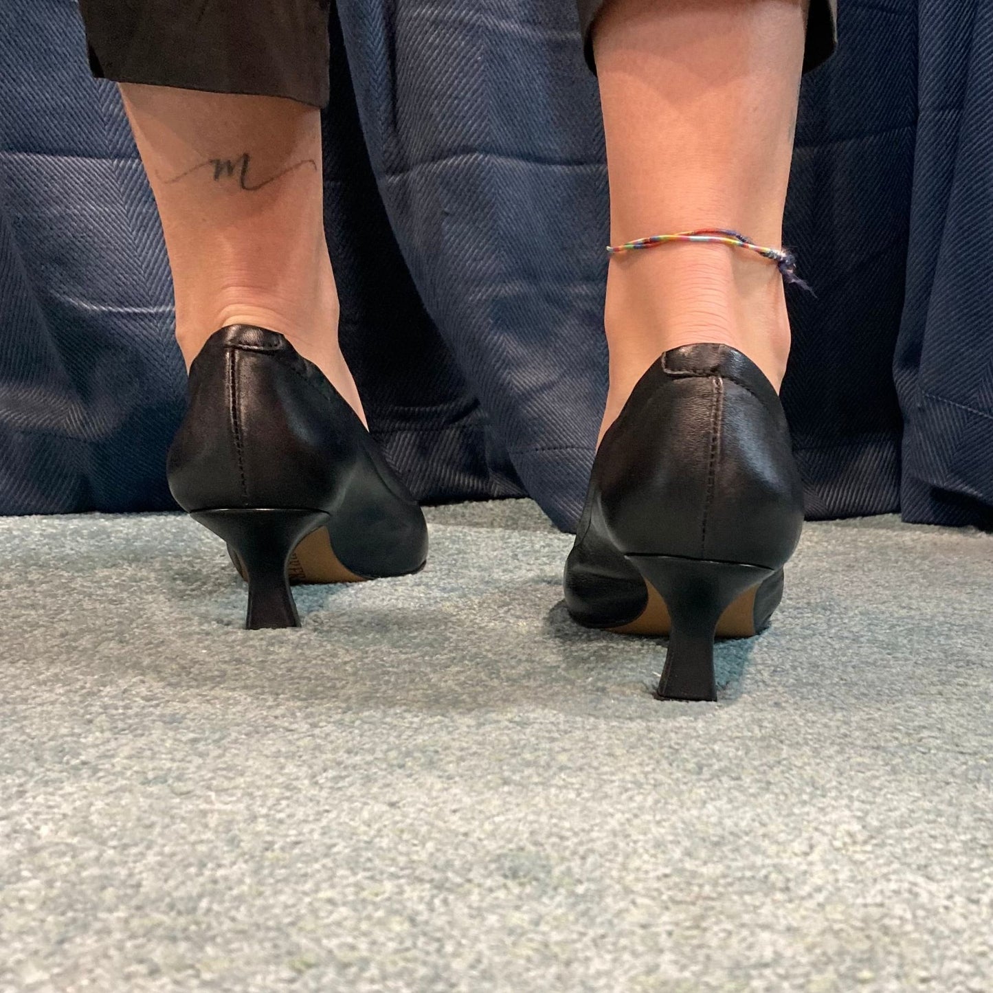 PUMP T 50 NAPPA NERA BRERA ARTIGIANI DI MILANO