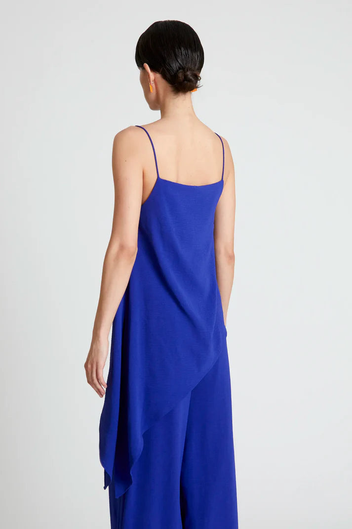 TOP ASIMMETRICO BLU COMPANIA FANTASTICA