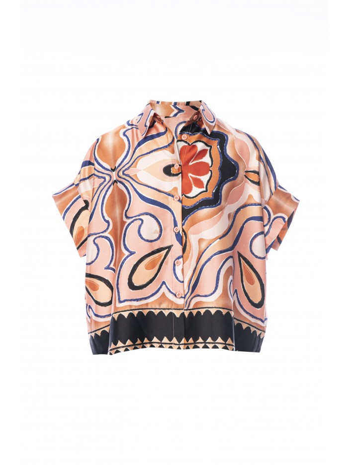 CAMICIA FANTASIA Peach ANONYME DESIGNERS