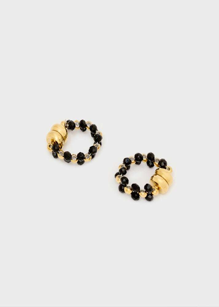 EARCUFF MAGNETICI CON PIETRE NERO NALÍ