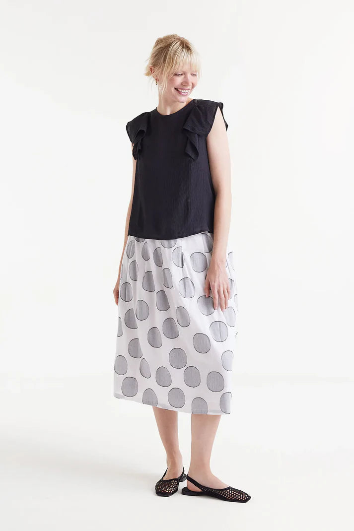 TOP NERO VOLANT COMPANIA FANTASTICA