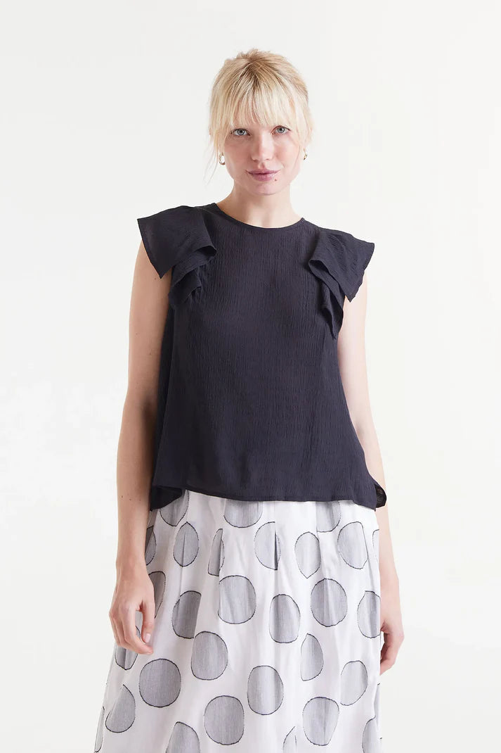 TOP NERO VOLANT COMPANIA FANTASTICA