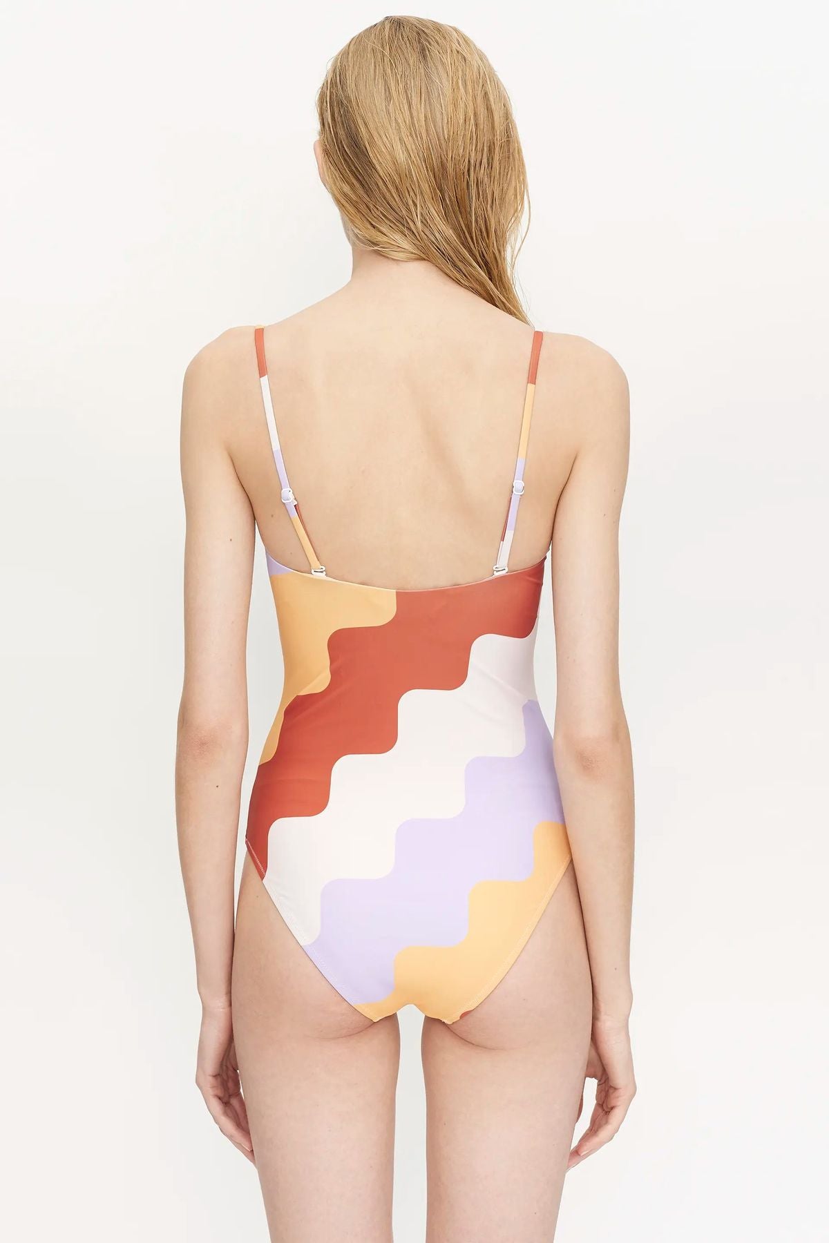 COSTUME DA BAGNO STAMPA ZIG ZAG MULTICOLOR COMPANIA FANTASTICA