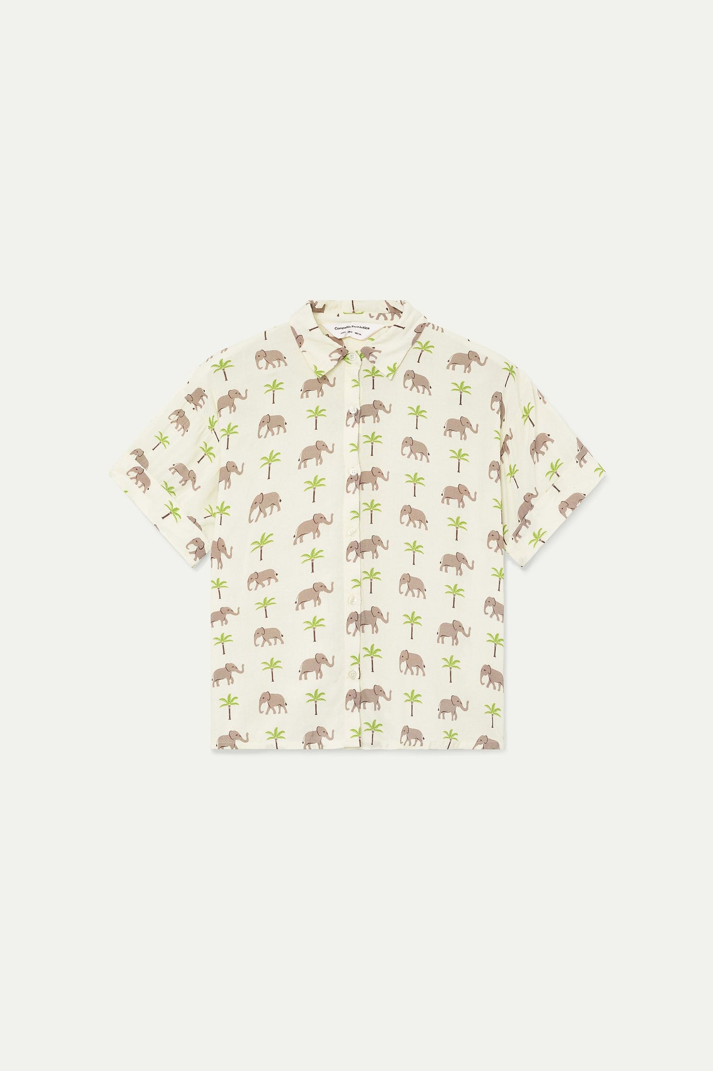 CAMICIA STAMPA ELEFANTE COMPANIA FANTASTICA