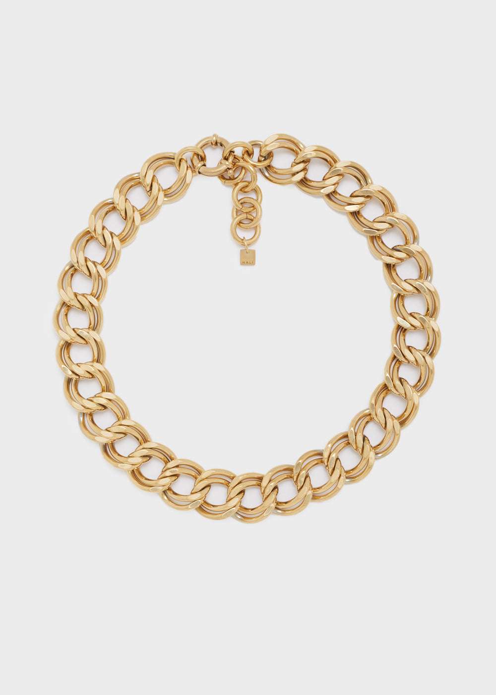 COLLANA MAGLIA ANELLI ACC.INOS. ORO NALÌ