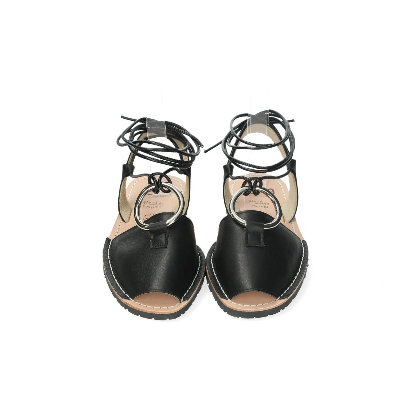 SANDALI MINORCHINI TARRACO NERI RIA