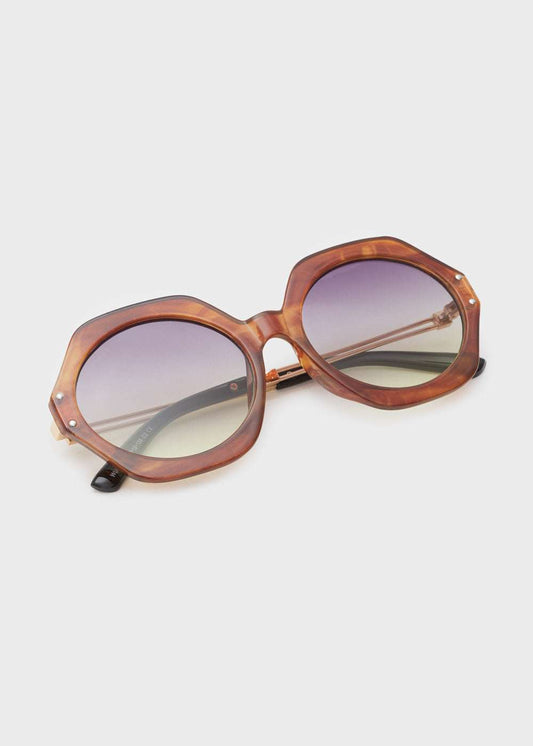 OCCHIALI MARS ESAGONALI SCREZIATI NERI NALÌ