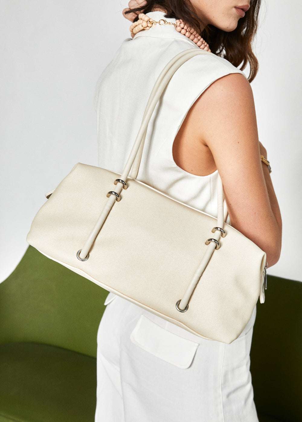 BORSA NEPTUNE BOWLING BIANCO NALÌ