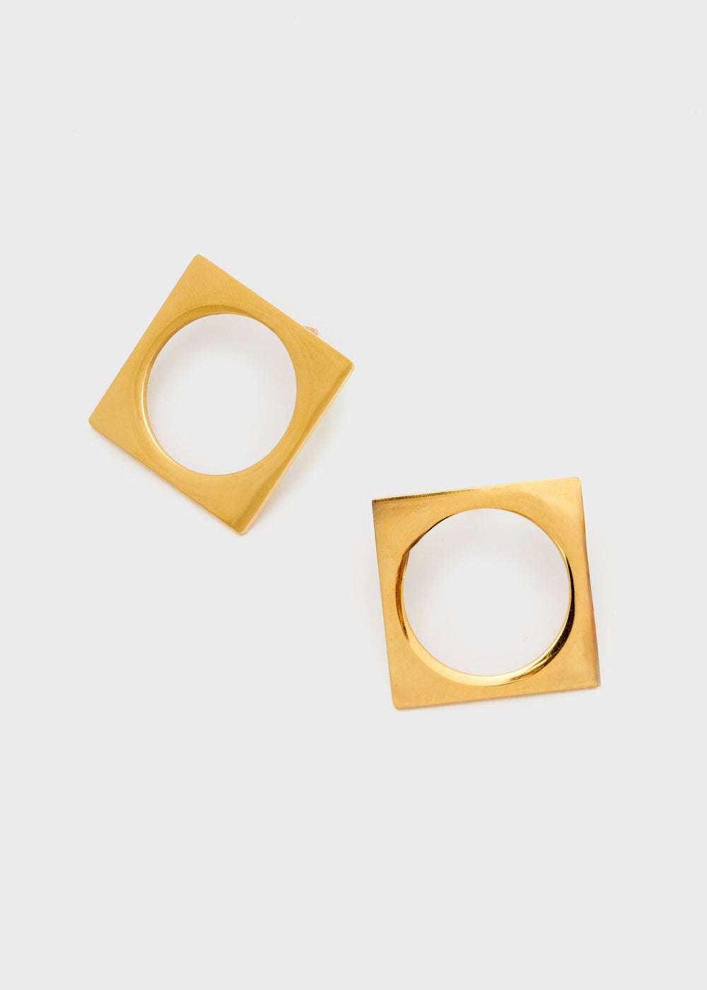 ORECCHINI QUADRATO/CERCHIO ACC.INOS. ORO NALÍ