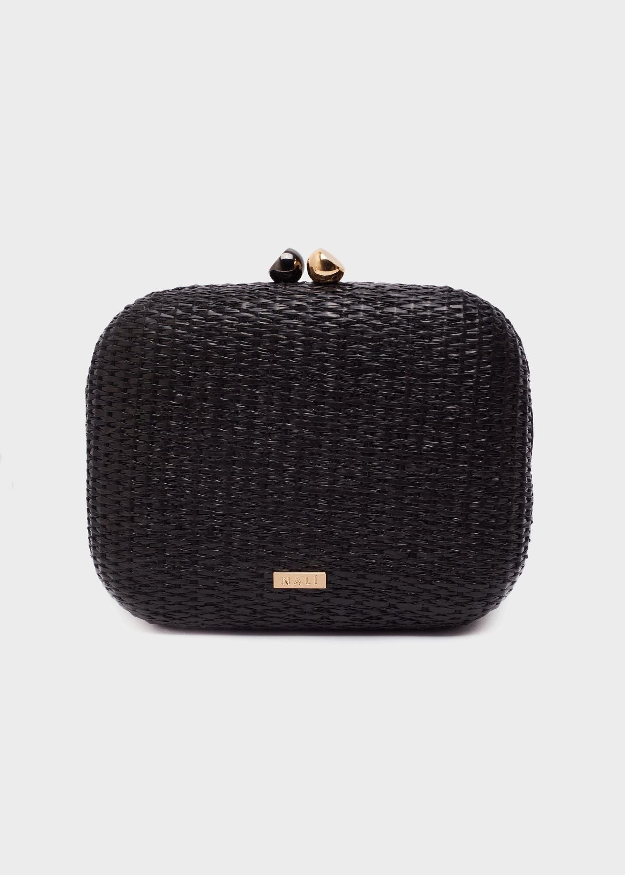 CLCLUTCH KARA RAFIA NERA NALÌ