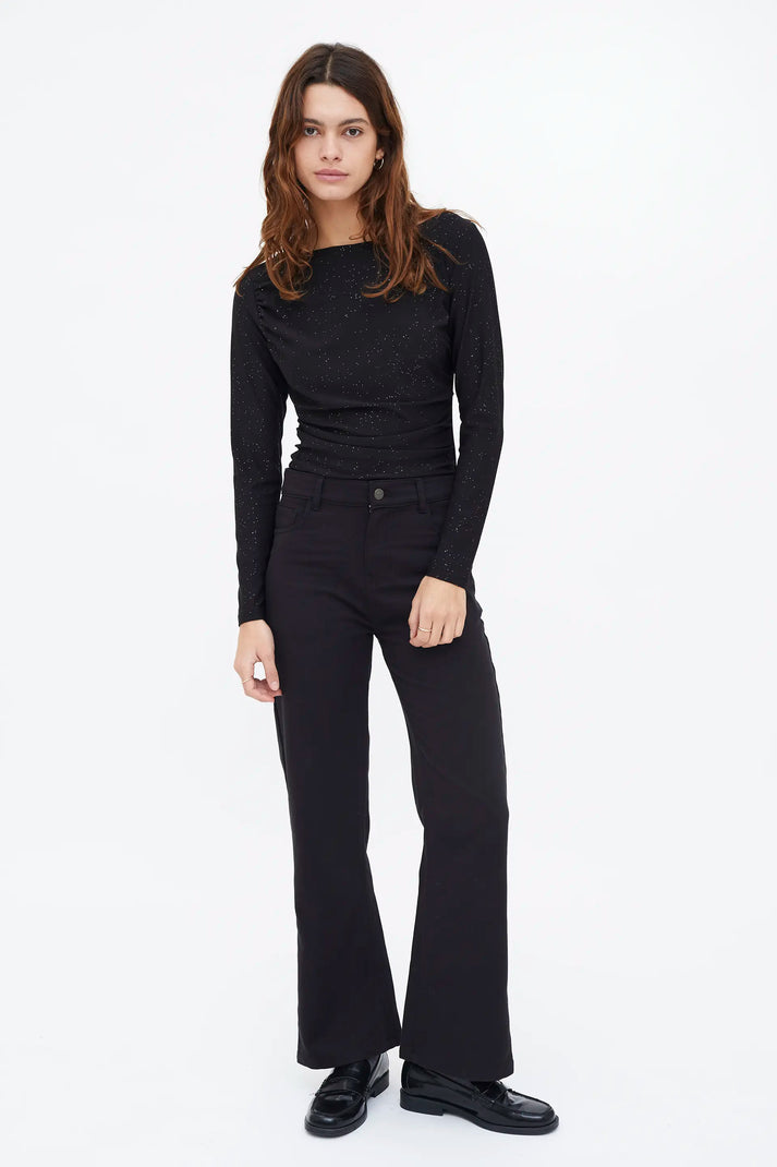 T-SHIRT SCOLLO BARCA NERO COMPANIA FANTASTICA