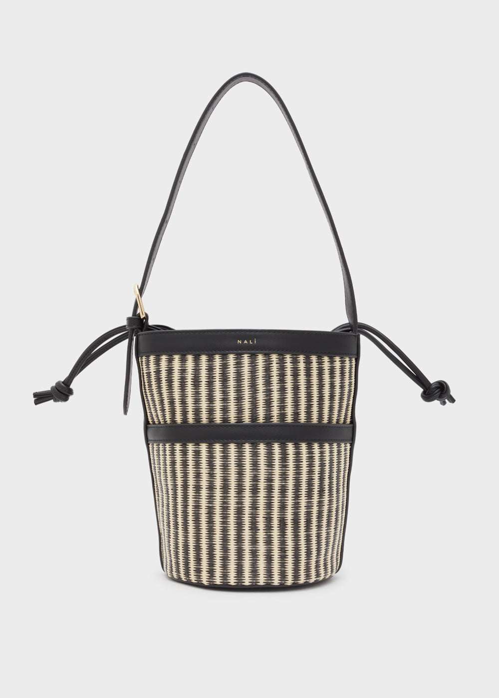 BORSA ROMY PAGLIA NERO NALÌ