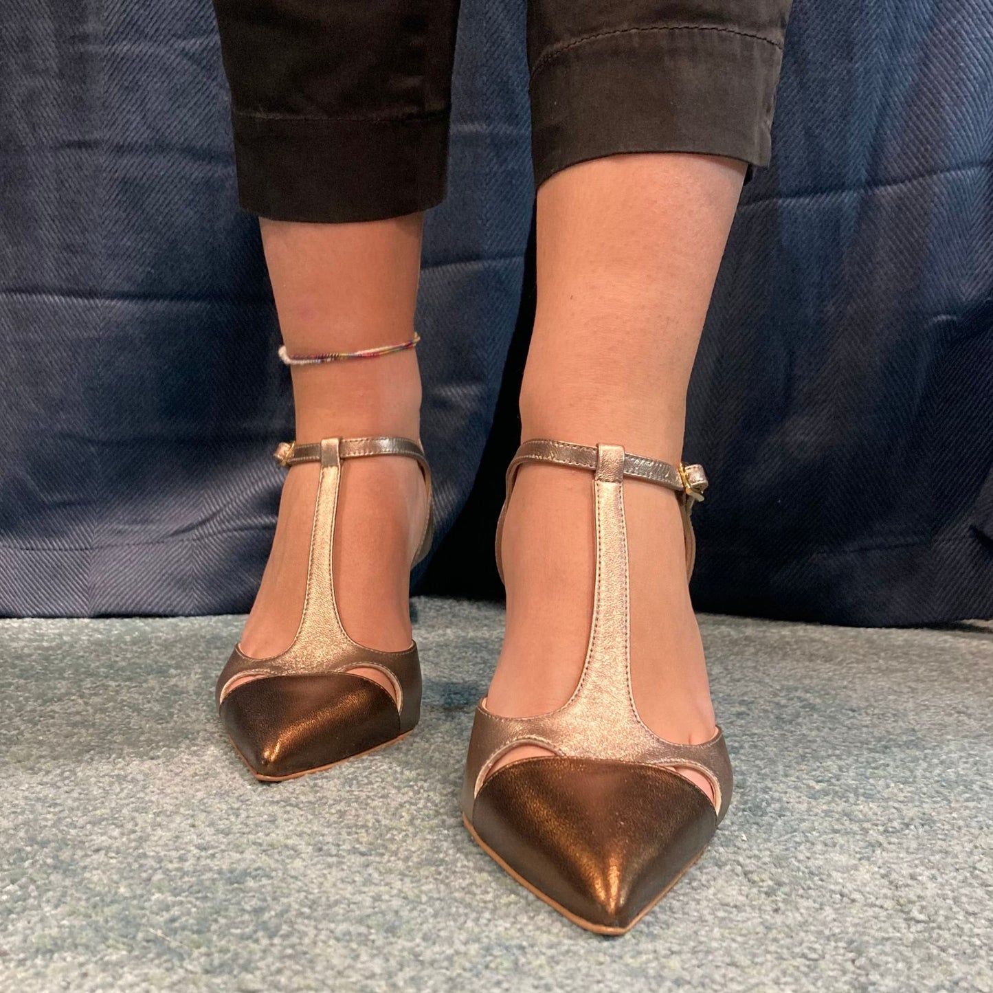 SLINGBACK AVA NAPPA METALIZZATA HOPE