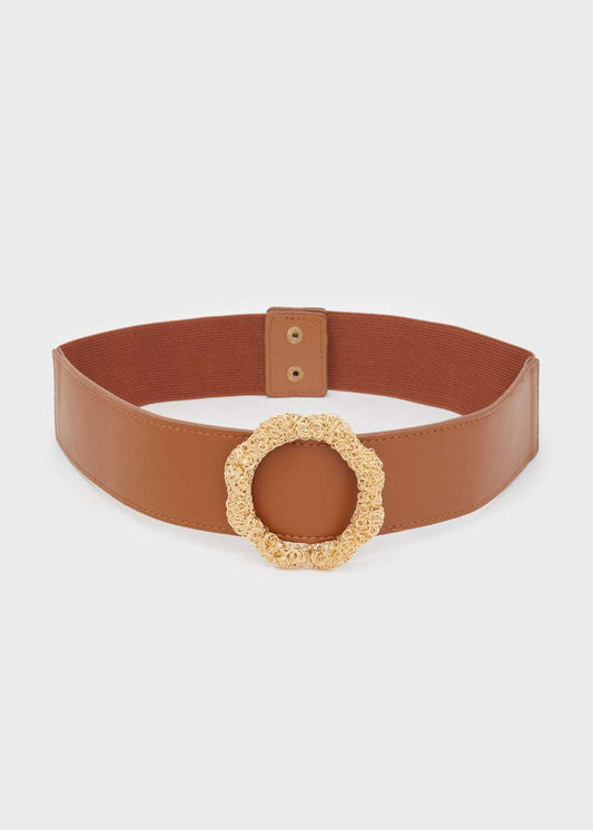 CINTURA VENUS RETRO ELASTICO MARRONE NALÌ