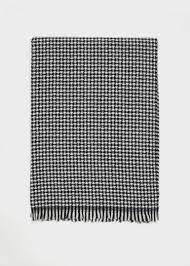 SCIARPA ELVIRA CHECK BIANCO NERO NALÌ