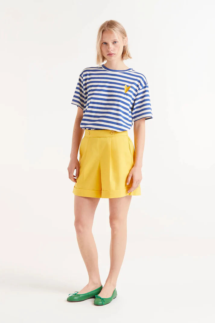 T-SHIRT RIGHE BLU COMPANIA FANTASTICA