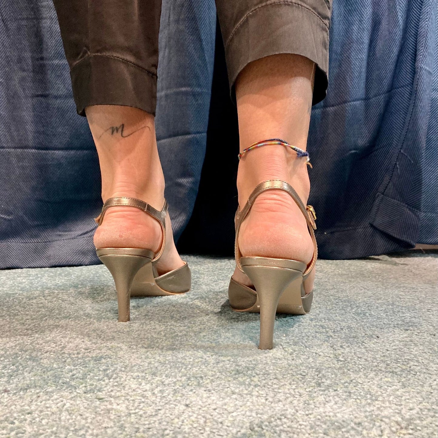 SLINGBACK AVA NAPPA METALIZZATA HOPE