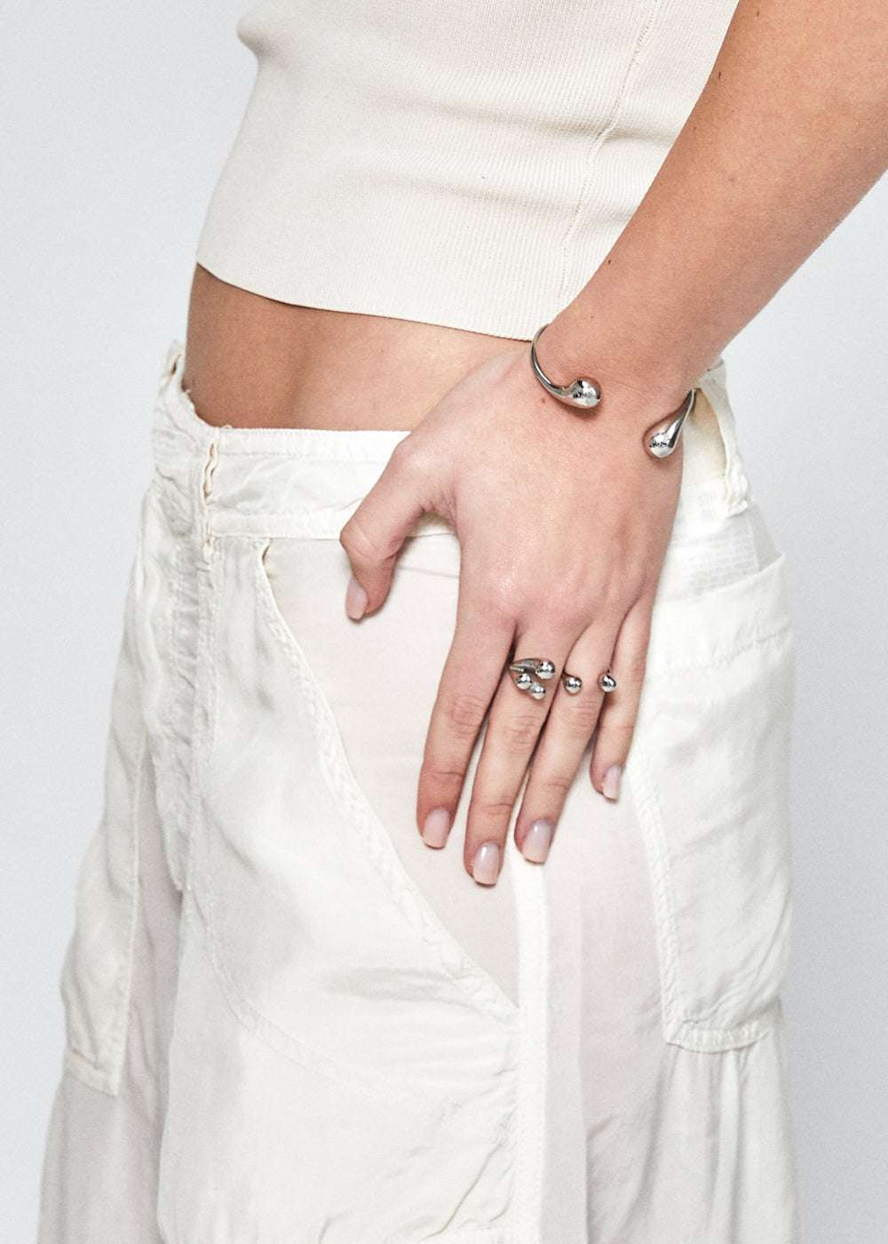 BRACCIALE ALEXA RIGIDO ACC.INOS ARGENTO NALÌ