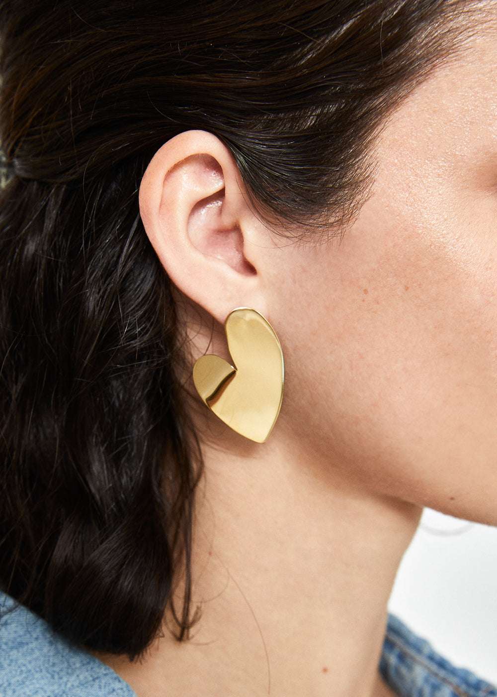 ORECCHINI CUORE THIN ORO NALÌ