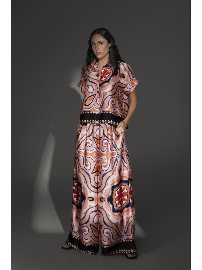 CAMICIA FANTASIA Peach ANONYME DESIGNERS