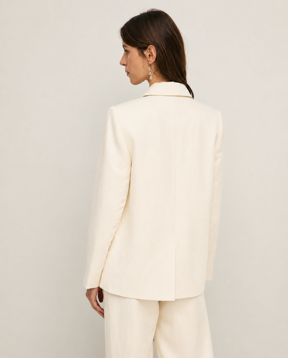 BLAZER MISTO LINO ECRU YERSE