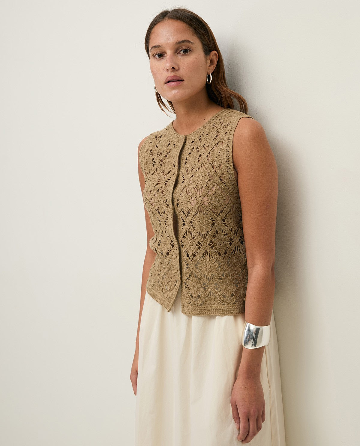 GILET CROCHE COLONIALE YERSE