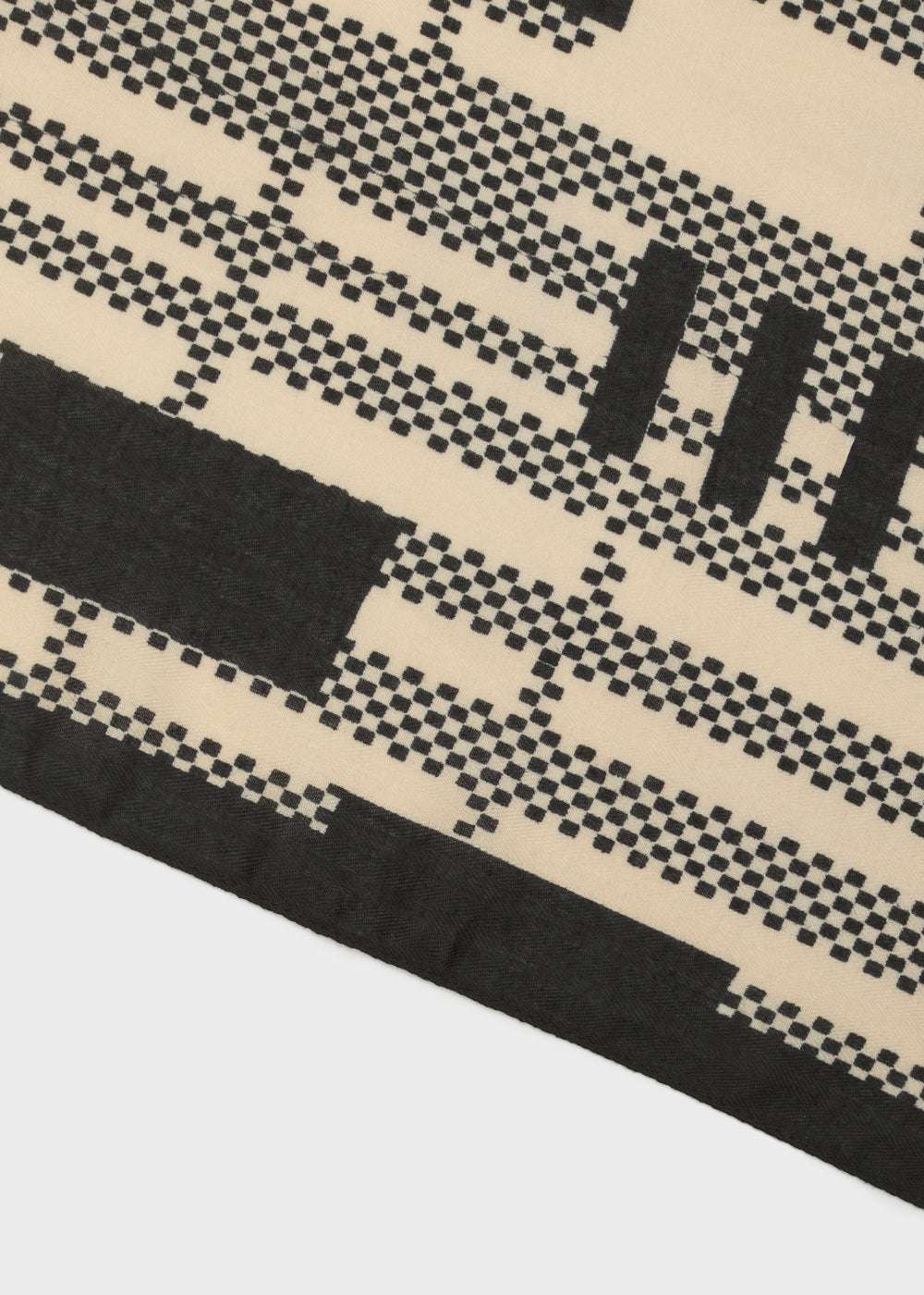 FOULARD/SCIARPA FANTASIA BEIGE/NERO NALÍ