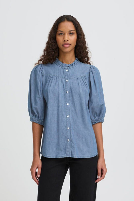 CAMICIA CHAMBRAY MEZZA MANICA IHANCEY SH ICHI