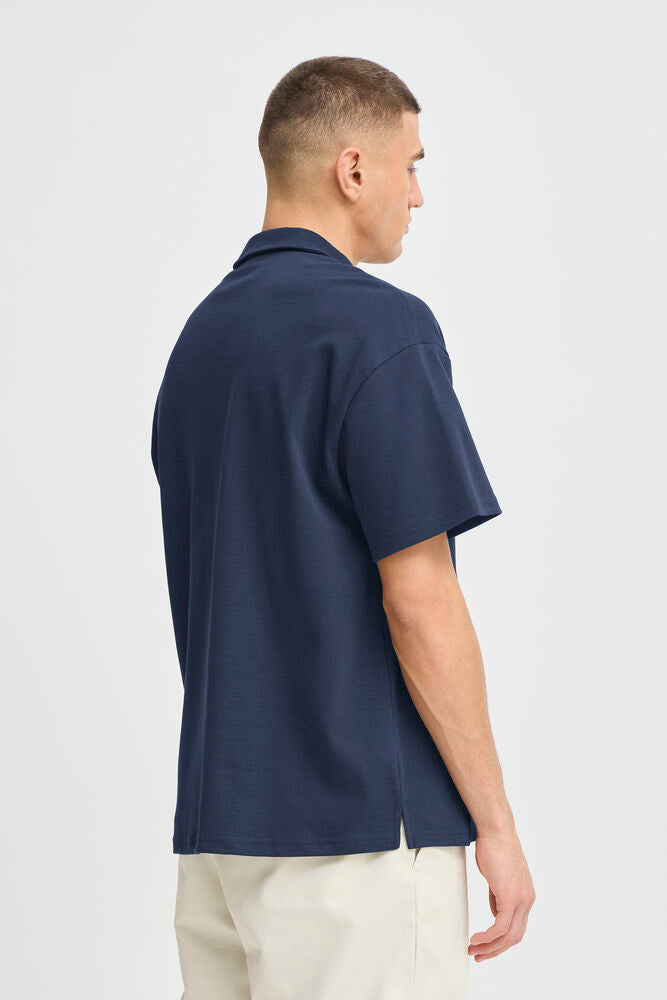 Polo SDOSWALD BLU MEZZA MANICA SOLID