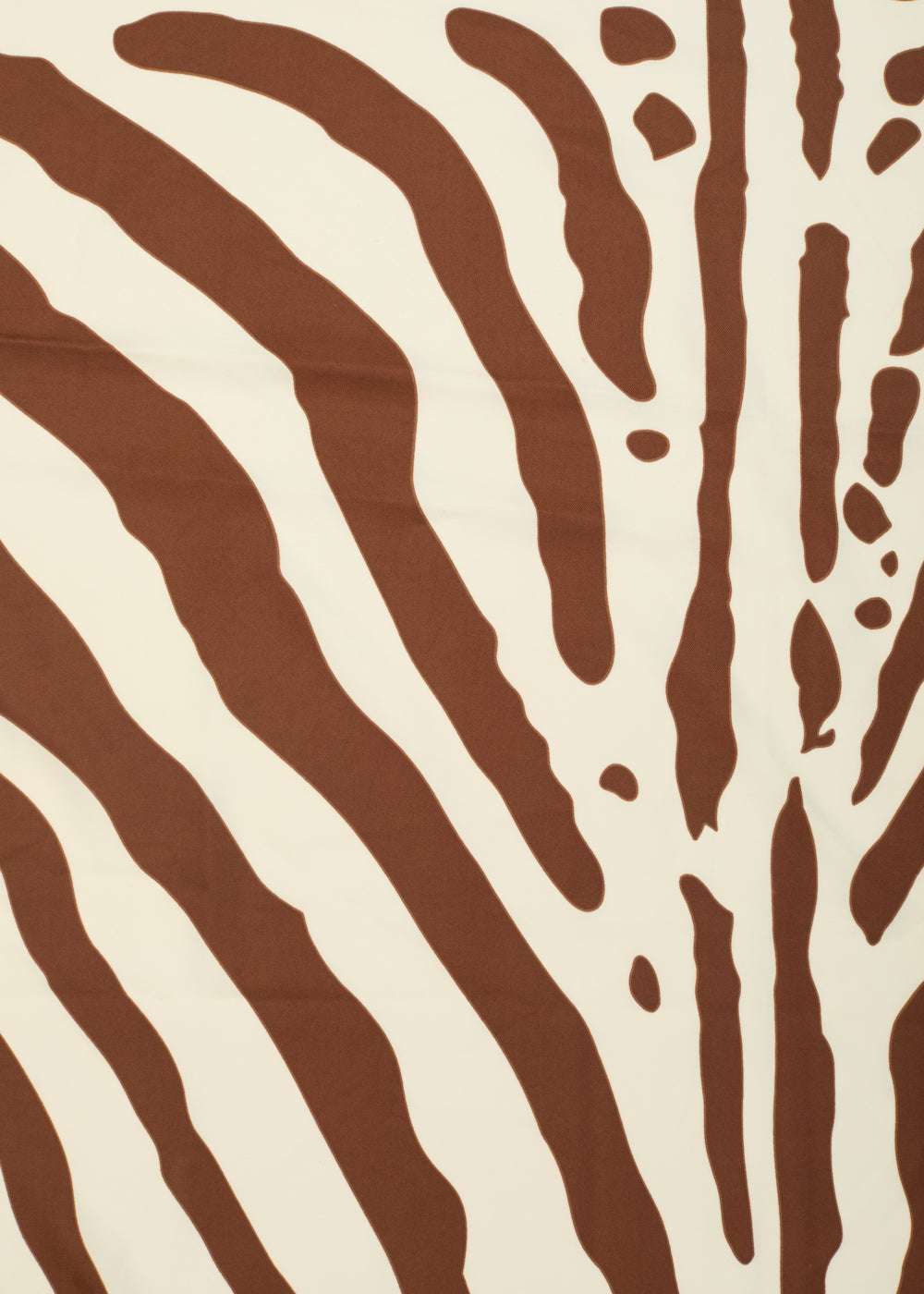 FOULARD ZEBRA AMPIO MARRONE NALÍ