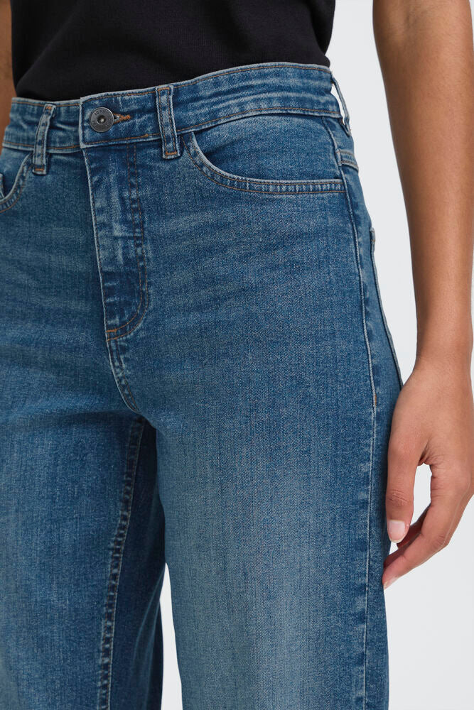 JEANS IHTWIGGY RAVEN MEDIUM BLUE ICHI