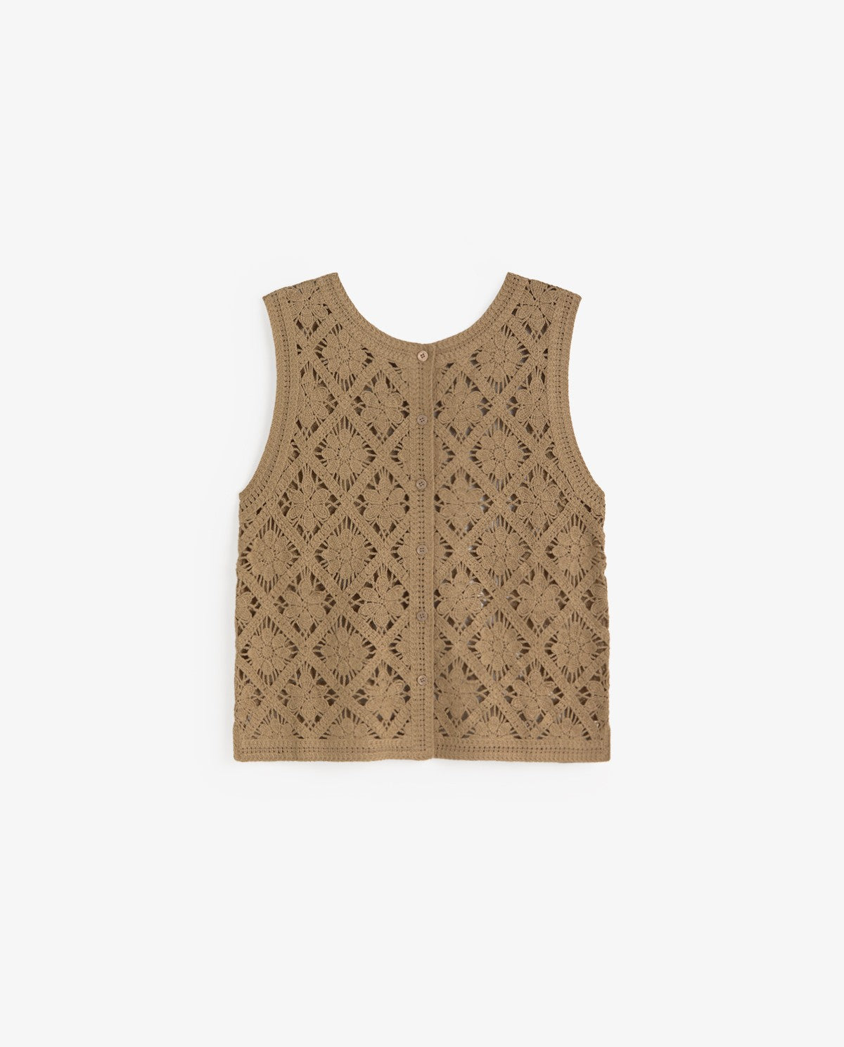 GILET CROCHE COLONIALE YERSE