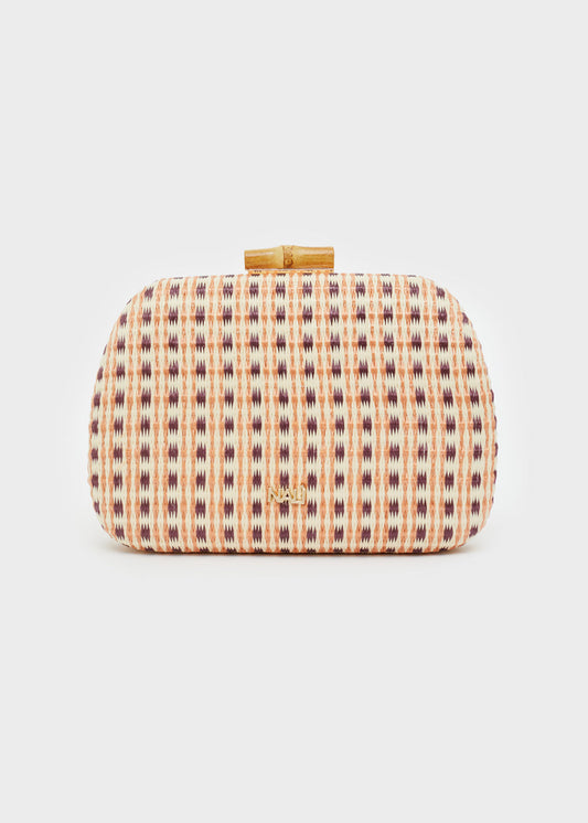 CLUTCH ELENA BAMBOO VIOLA NALÌ