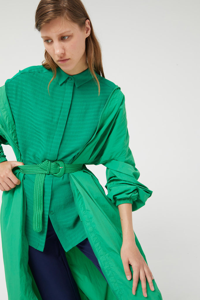 CAMICIA FLUIDA VERDE COMPANIA FANTASTICA