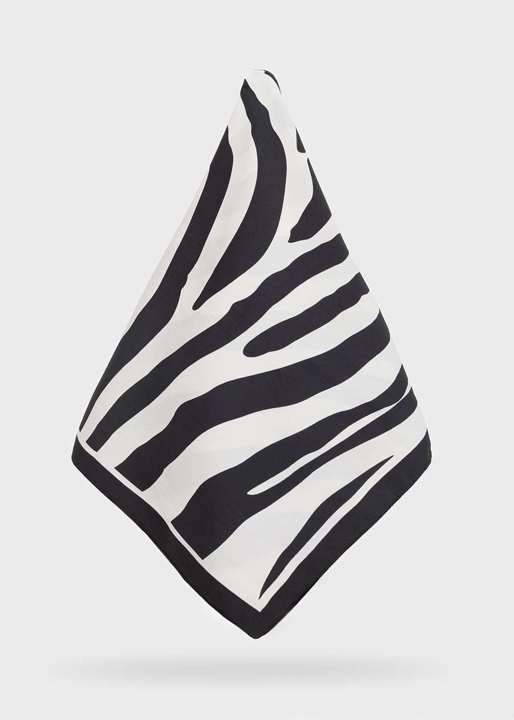 FOULARD ZEBRA AMPIO NERO NALÍ