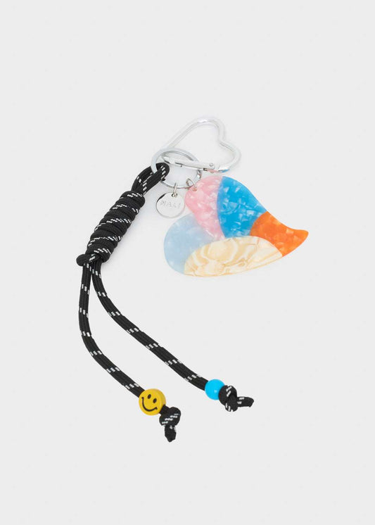 CHARM/PORTACHIAVI CUORE RESINA MULTICOLOR NALÌ