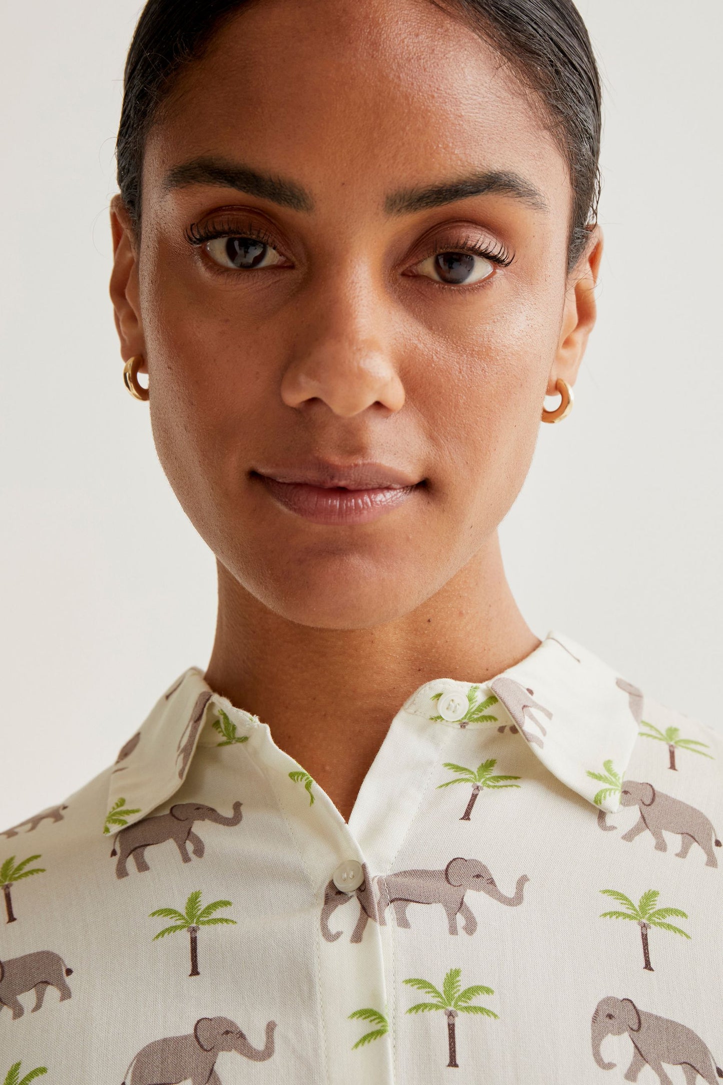 CAMICIA STAMPA ELEFANTE COMPANIA FANTASTICA