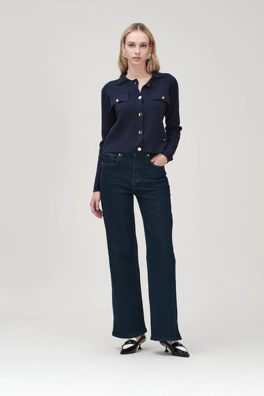 GIACCA CORTA IN MAGLIA WHITE WISE