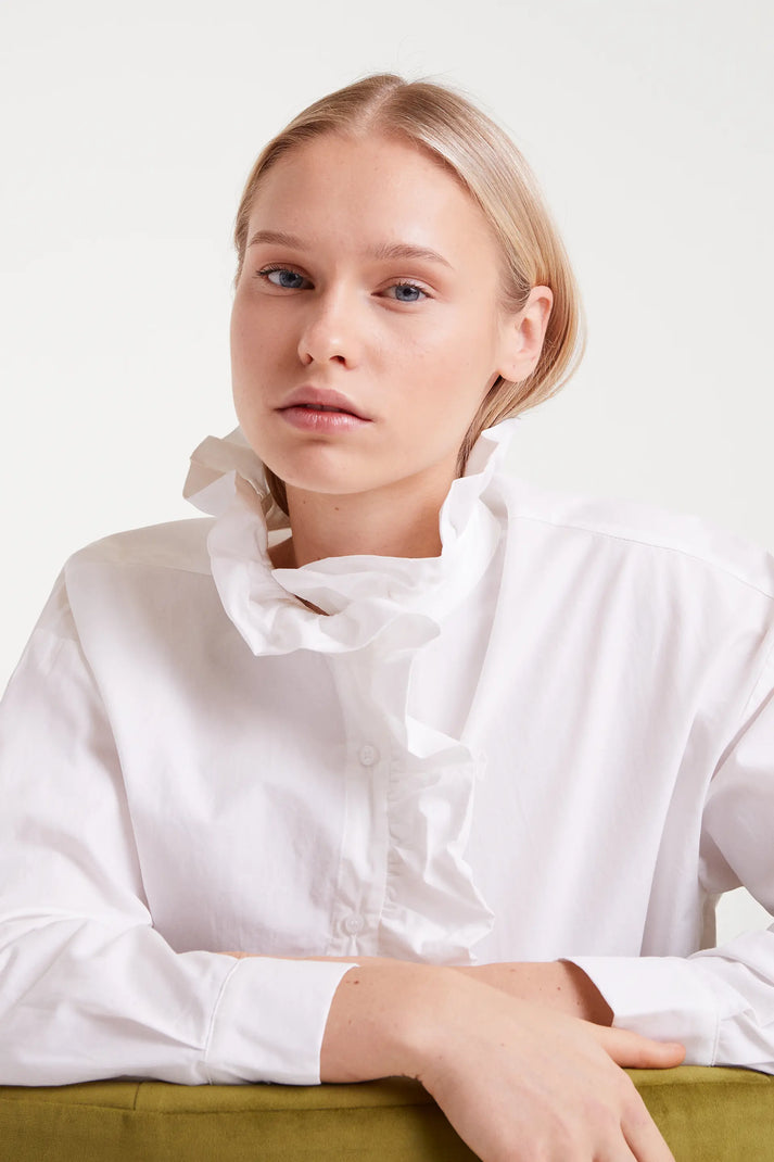 CAMICIA VOLANT BIANCA COMPANIA FANTASTICA