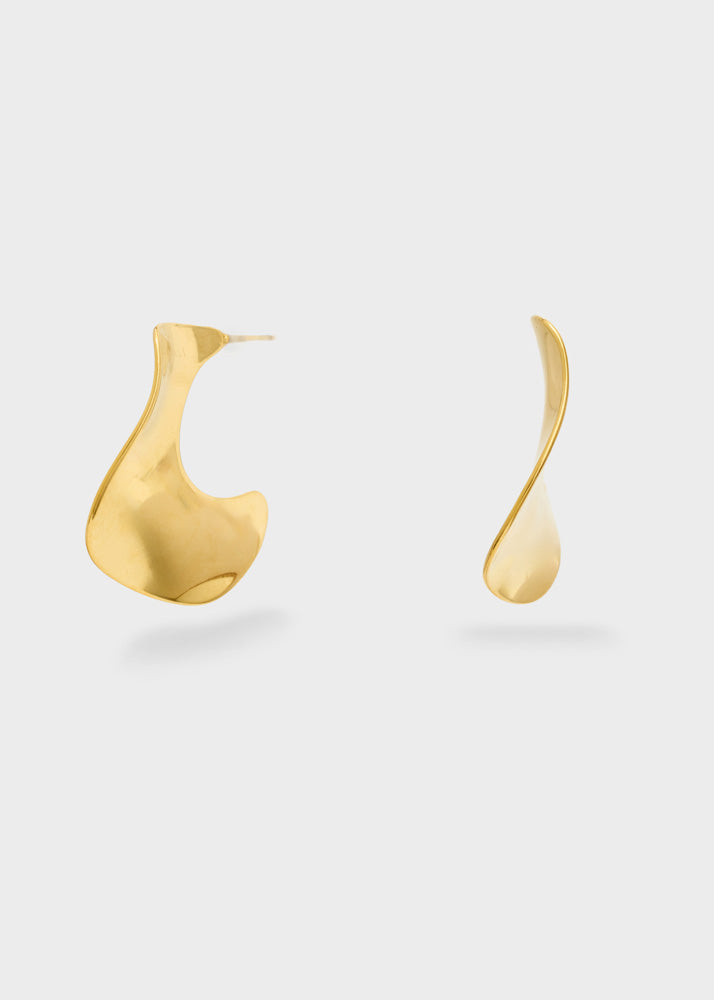 ORECCHINI SEMICERCHI SINUOSI ORO NALÍ