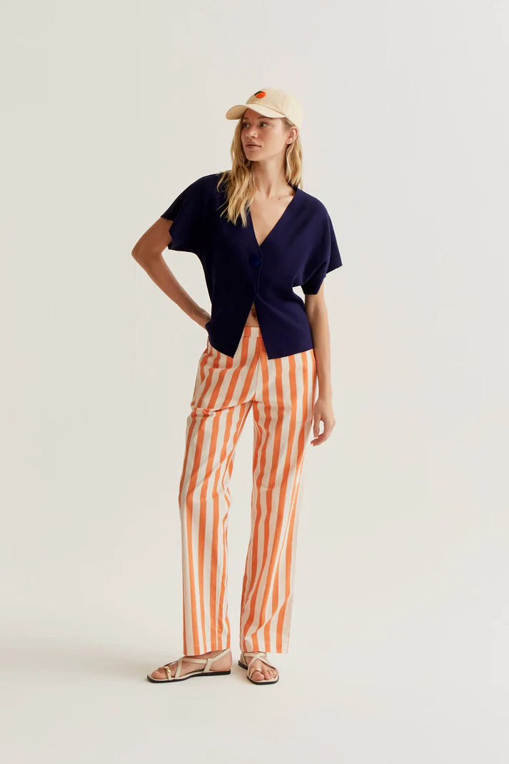 CARDIGAN MEZZA MANICA BLU COMPANIA FANTASTICA